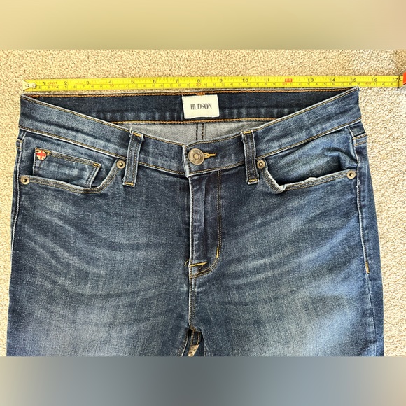 Hudson Krista Super Skinny Ankle Jeans Size 28 Dark Wash - Picture 2 of 7